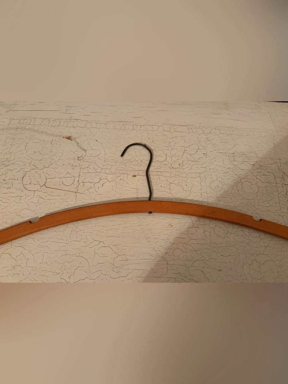 Set of 2 Antique Wood Hangers. Perfect for Displaying your Vintage Clothes!